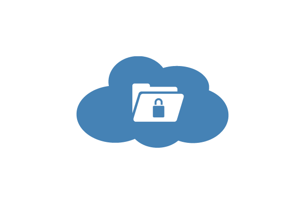 Cloud-Symbol für Unternehmen mit Fokus auf Datenschutz