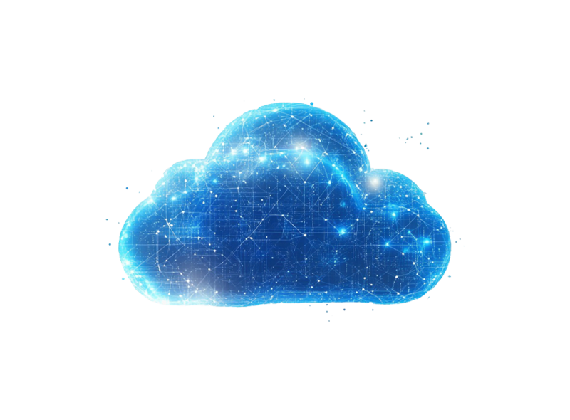 Symbolische Cloud-Wolke für Microsoft 365 Cloud